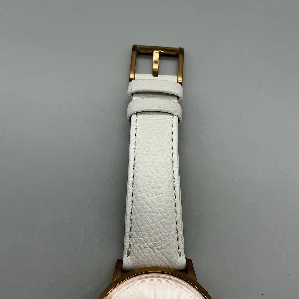 Fossil Forty Five Ten Womens Watch 40mm Rose Gold Tone FFTC1001 New Battery